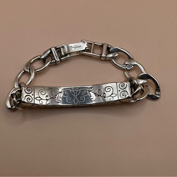 Brighton Silver Bracelet with Inspirational Engraving - Picture 2 of 4